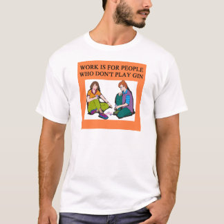 Gin Rummy-Spielspieler T-Shirt