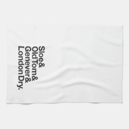 Gin schreibt Bar-Tuch Handtuch