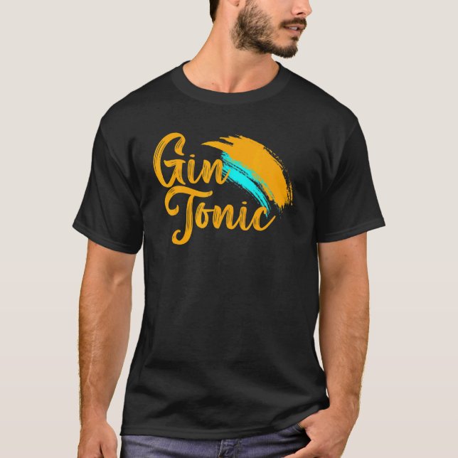 Gin Tonic Gin Nightlife Club T-Shirt (Vorderseite)