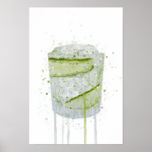 Gin & Tonic 'Gurke'  Poster