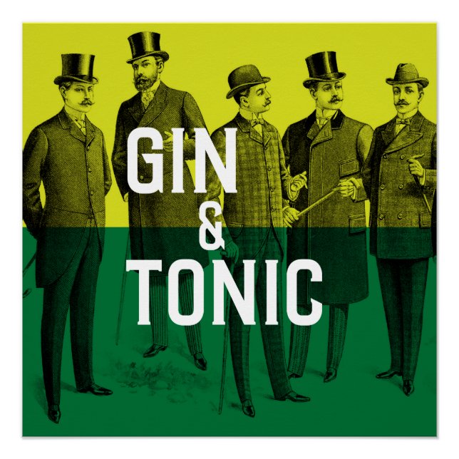 Gin & Tonic Poster (Vorderseite)