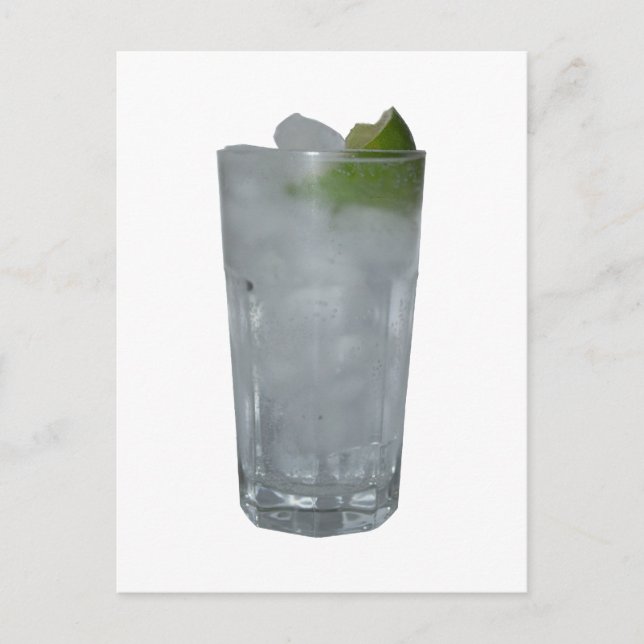 Gin Tonic Postkarte (Vorderseite)