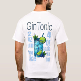 Gin Tonic T-Shirt – Crisp Botanical Cocktail