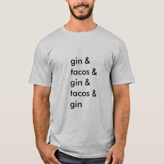 Gin- und Tacos-T - Shirt (Männer grundlegend)