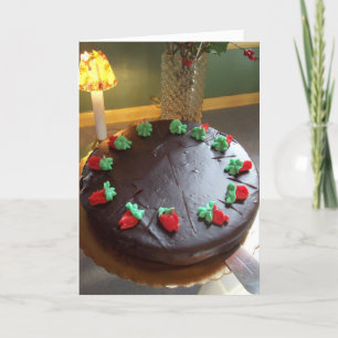 Gina Kuchen Feiertagskarte