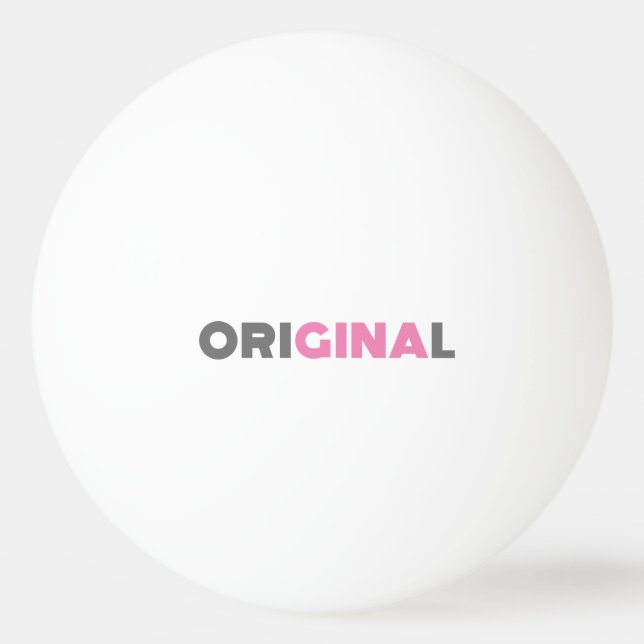 Gina Original Tischtennisball (Vorderseite)