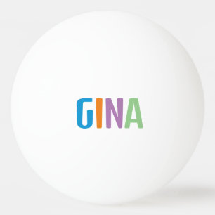 Gina Tischtennisball