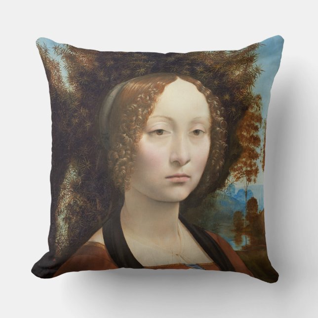 Ginevra de' Benci, C. 1474 - 78 Kissen (Vorderseite)