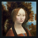 Ginevra de’ Benci, c. 1474-78 Poster<br><div class="desc">Ginevra de' Benci,  c. 1474-78 (Öl auf Tafel)| von Leonardo da Vinci | Art Location: National Gallery of Art Washington DC| Italian Artist | Image Collection number: XOS741921</div>