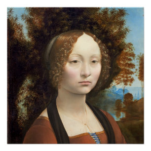 Ginevra de’ Benci, c. 1474-78 Poster