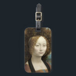 Ginevra de' Benci Leonardo da Vinci Gepäckanhänger<br><div class="desc">Ginevra de' Benci. Leonardo da Vinci (1452-1519) . Reproduktion berühmter Kunstbilder im öffentlichen Bereich.</div>