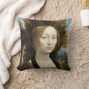 Ginevra de' Benci Leonardo da Vinci Kissen