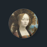 Ginevra de' Benci Leonardo da Vinci Magnet<br><div class="desc">Ginevra de' Benci. Leonardo da Vinci (1452-1519) . Reproduktion berühmter Kunstbilder im öffentlichen Bereich.</div>
