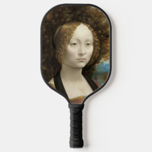 Ginevra de' Benci Leonardo da Vinci Pickleball Schläger