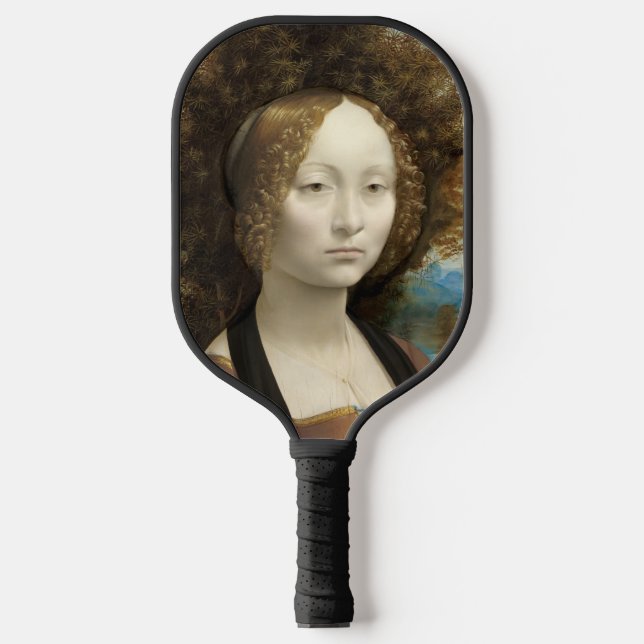 Ginevra de' Benci Leonardo da Vinci Pickleball Schläger (Vorderseite)