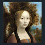 Ginevra de' Benci Leonardo da Vinci Poster<br><div class="desc">Ginevra de' Benci. Leonardo da Vinci (1452-1519) . Reproduktion berühmter Kunstbilder im öffentlichen Bereich.</div>