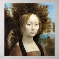 Ginevra de' Benci Leonardo da Vinci