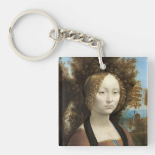 Ginevra de' Benci Leonardo da Vinci Schlüsselanhänger