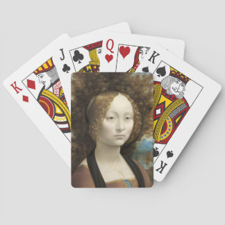 Ginevra de' Benci Leonardo da Vinci Spielkarten