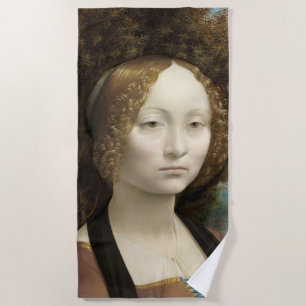 Ginevra de' Benci Leonardo da Vinci Strandtuch