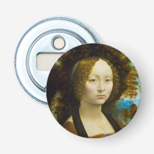Ginevra de' Benci von Leonardo da Vinci Flaschenöffner