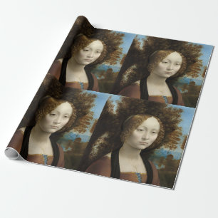 Ginevra de' Benci von Leonardo Da Vinci Geschenkpapier