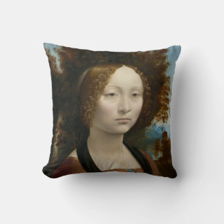 Ginevra de Benci von Leonardo da Vinci Kissen