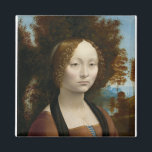 Ginevra de Benci von Leonardo da Vinci Magnet<br><div class="desc">Leonardo di ser Piero da Vinci[b] (15 April 1452 - 2 May 1519) was an Italian polymath of the High Renaissance who is active as painter, draughtsman, engineer, scientist, theorist, bildnerisch, and architect.[3] While his fame initially rested on his achievements as a INTER, HE BENOCKENKNOWN FOR HIS NOTEBOOKS, IN WHICH...</div>