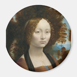 Ginevra de Benci von Leonardo da Vinci Magnet
