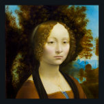 Ginevra de' Benci von Leonardo da Vinci Poster<br><div class="desc">Ginevra de' Benci von dem italienischen Künstler Leonardo da Vinci hat zwischen 1474 und 1478 irgendwo gemalt. Das Thema Ginevra de' Benci war ein Florentiner Aristokrat aus dem 15. Jahrhundert. Viele halten dieses Gemälde für überlegen gegenüber der Mona Lisa (nur nicht so berühmt).</div>
