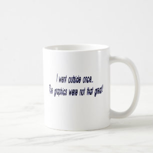 ging draußen tasse