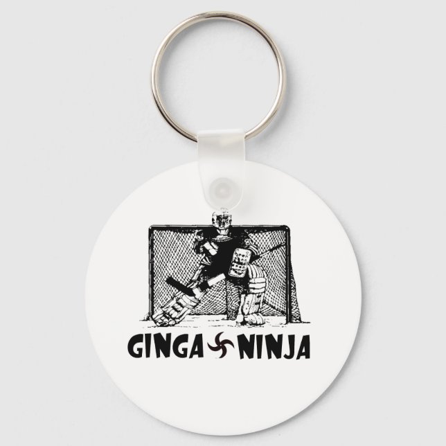 Ginga Ninja - Hockey Goalie Schlüsselanhänger (Vorderseite)