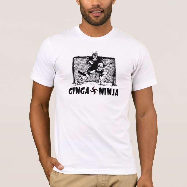 Ginga Ninja - Hockey-Tormann T-Shirt (Vorderseite)