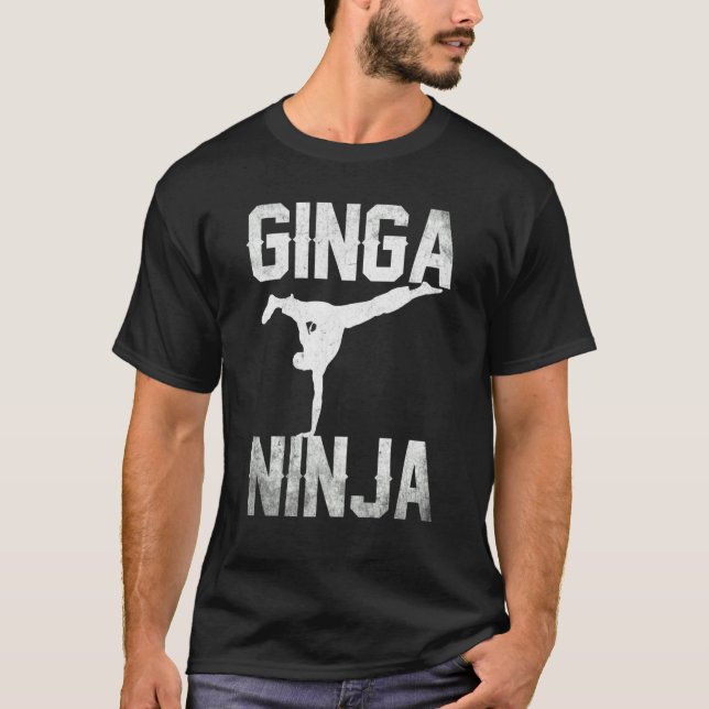 Ginga Ninja  Ingwer Zitat T-Shirt (Vorderseite)