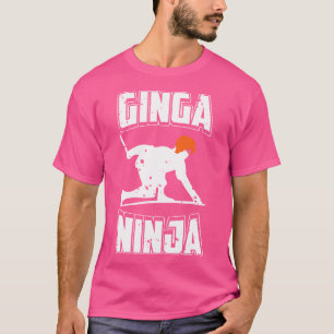 Ginga-Ninja Lustiger Ginga-Spieler Humorvolle Kamp T-Shirt