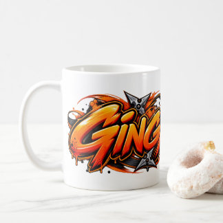 Ginga Ninja – Lustiger Ingwer & Rothaariger Kaffeetasse