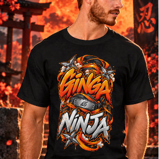 Ginga Ninja – Lustiger Ingwer & Rothaariger T-Shirt