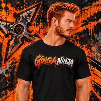 Ginga Ninja – Lustiger Ingwer & Rothaariger T-Shirt