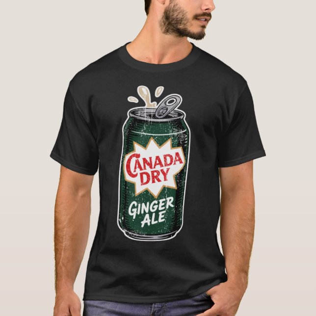 Ginger Ale Soda Vintag T-Shirt (Vorderseite)