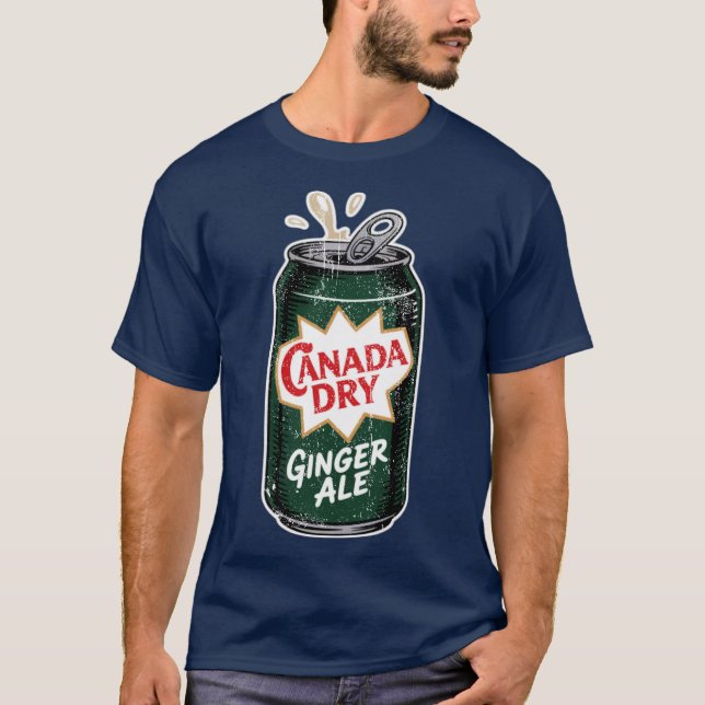 Ginger Ale Soda Vintag T-Shirt (Vorderseite)