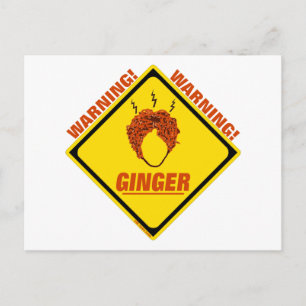 Ginger Alert! Postkarte