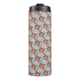 Ginger and White cat Thermal Tumbler Thermosbecher