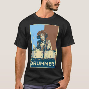 Ginger Baker Schlagzeuger Pop Art T-Shirt