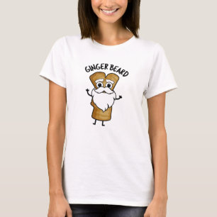 Ginger Beard Funny Gingerbread Food Puff T-Shirt