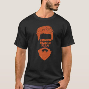 Ginger Beard Man Redhead Ginger Vater Vater Mens T-Shirt