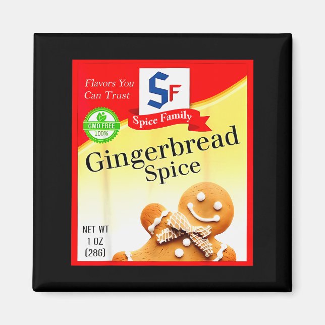 Ginger Bread Sce Group Costume Family Matching Hal Magnet (Vorne)