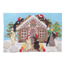 Ginger Broad House Labradors Painting