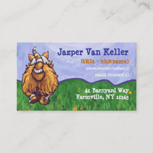 Ginger Cat Business Card Visitenkarte