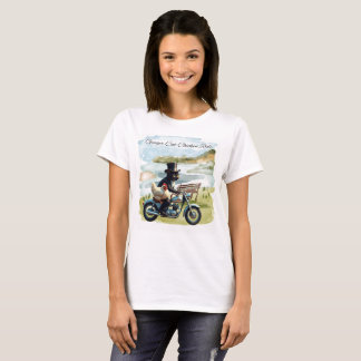 Ginger Cat Chicken Ride T-Shirt