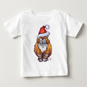 Ginger Cat Christmas Baby T-shirt
